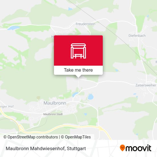 Карта Maulbronn Mahdwiesenhof