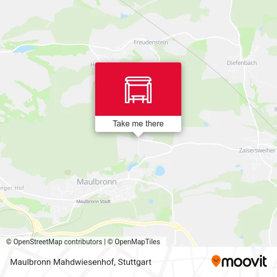 Карта Maulbronn Mahdwiesenhof