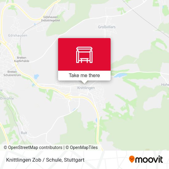 Knittlingen Zob / Schule map