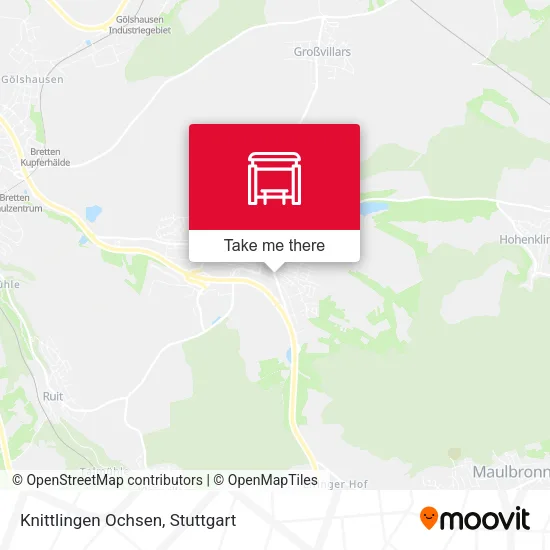 Карта Knittlingen Ochsen