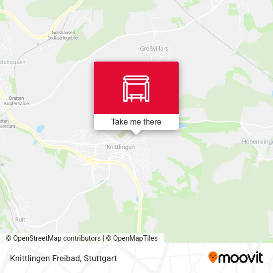 Карта Knittlingen Freibad