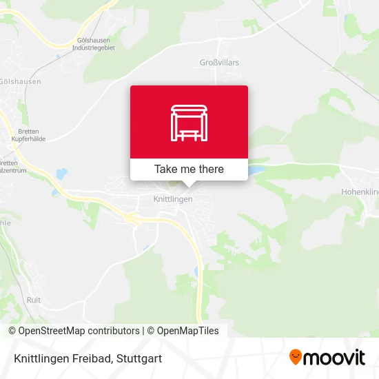 Карта Knittlingen Freibad