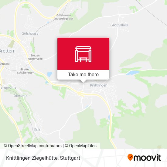Knittlingen Ziegelhütte map