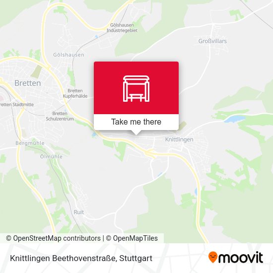 Knittlingen Beethovenstraße map