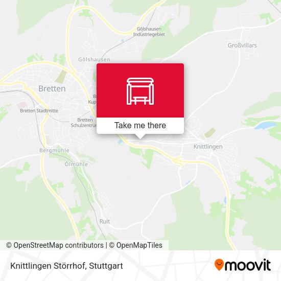 Knittlingen Störrhof map