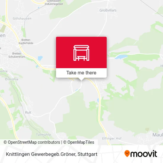 Карта Knittlingen Gewerbegeb.Gröner