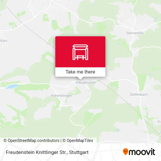 Карта Freudenstein Knittlinger Str.
