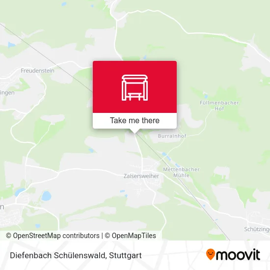 Карта Diefenbach Schülenswald