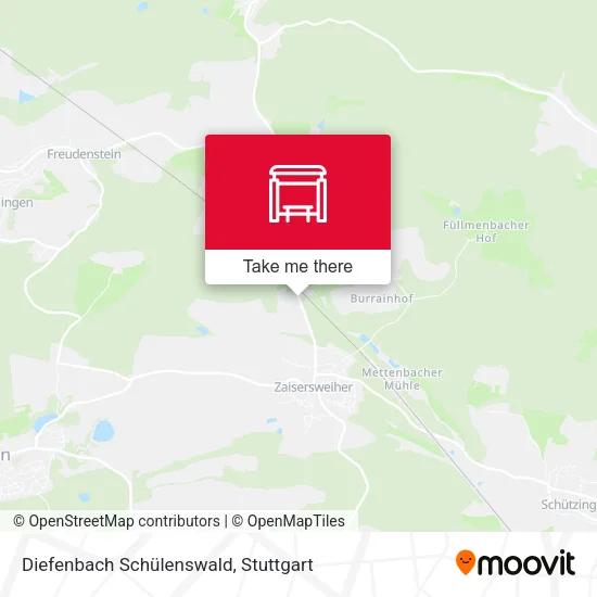 Карта Diefenbach Schülenswald