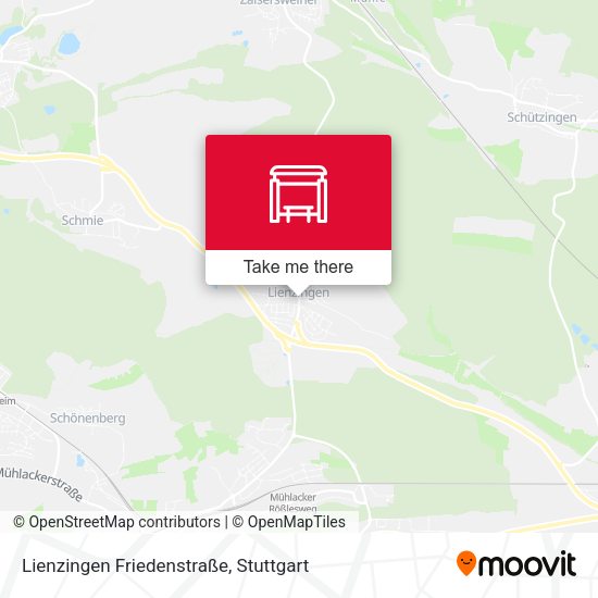 Lienzingen Friedenstraße map