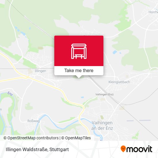 Карта Illingen Waldstraße