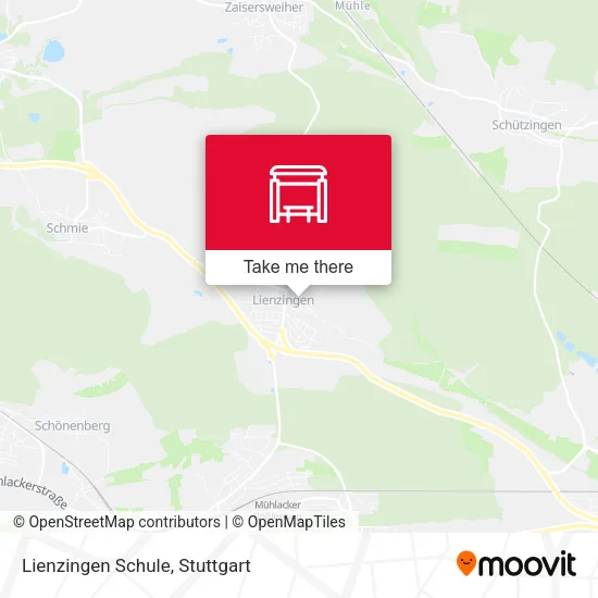 Карта Lienzingen Schule