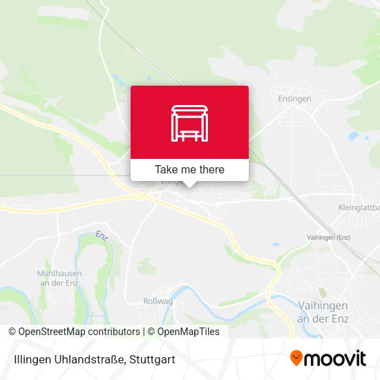 Карта Illingen Uhlandstraße