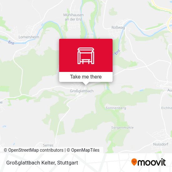 Großglattbach Kelter map