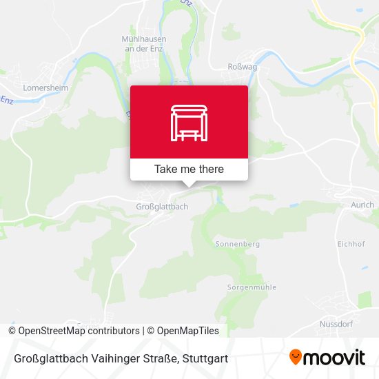 Großglattbach Vaihinger Straße map