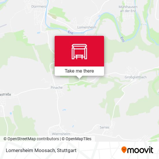 Карта Lomersheim Moosach