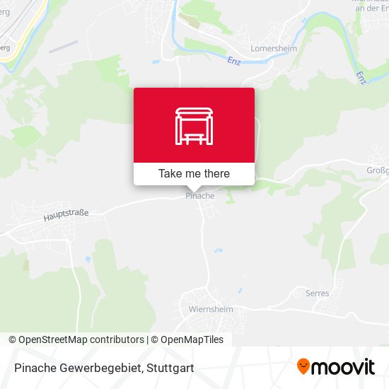 Карта Pinache Gewerbegebiet