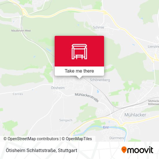 Карта Ötisheim Schlattstraße