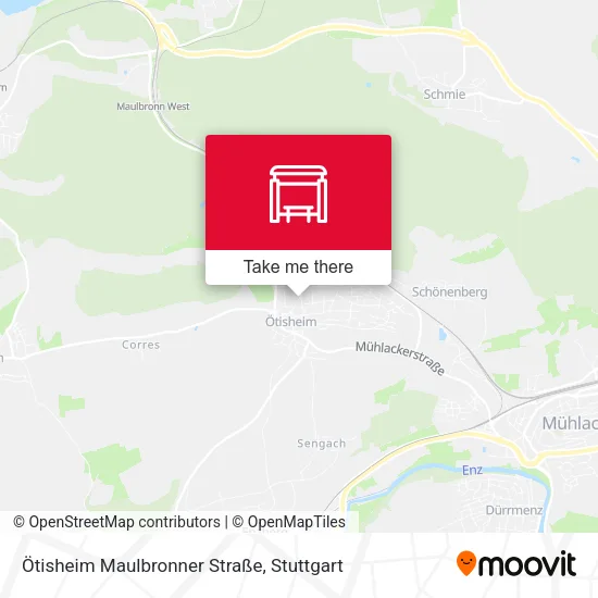 Карта Ötisheim Maulbronner Straße