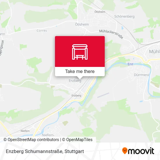 Карта Enzberg Schumannstraße