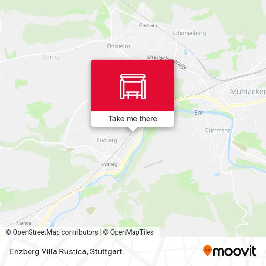 Карта Enzberg Villa Rustica