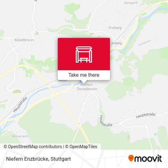 Niefern Enzbrücke map