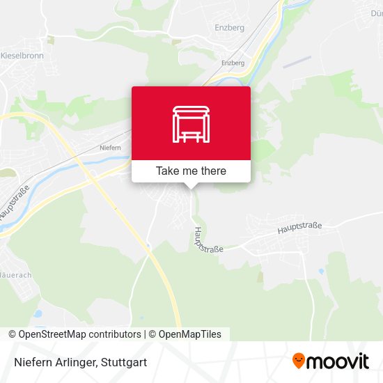 Карта Niefern Arlinger