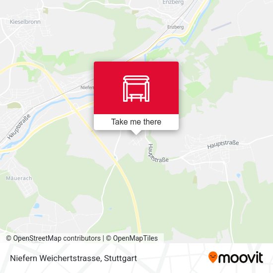 Карта Niefern Weichertstrasse