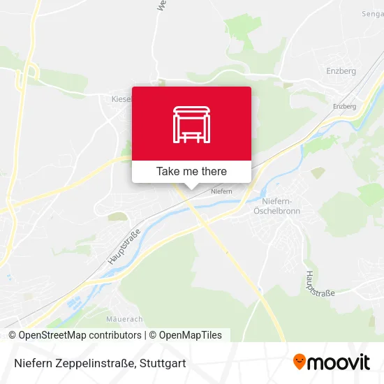 Карта Niefern Zeppelinstraße