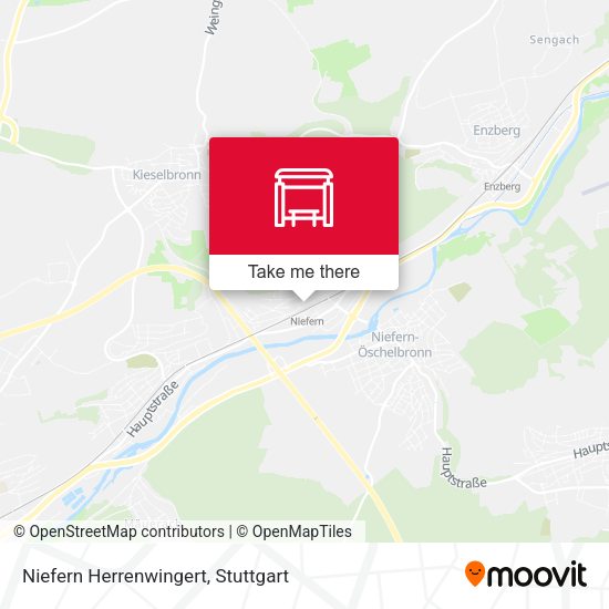 Карта Niefern Herrenwingert