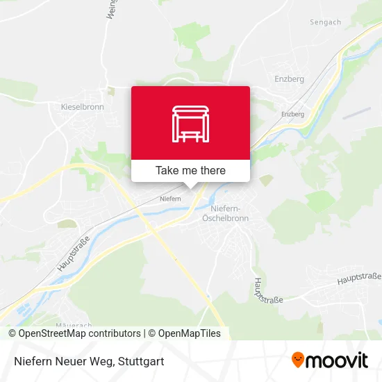 Карта Niefern Neuer Weg