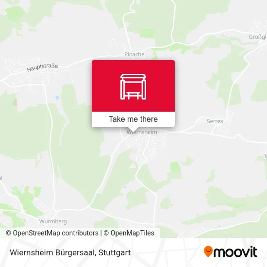 Карта Wiernsheim Bürgersaal