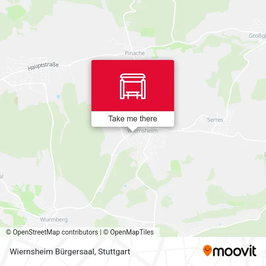 Карта Wiernsheim Bürgersaal