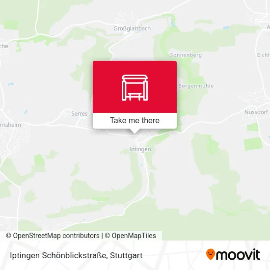 Карта Iptingen Schönblickstraße