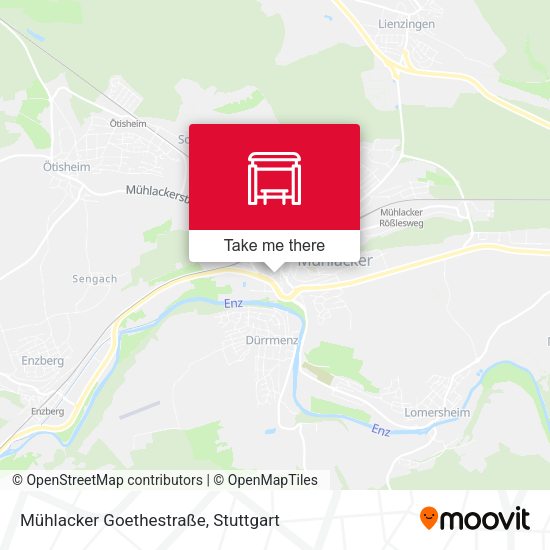 Mühlacker Goethestraße map