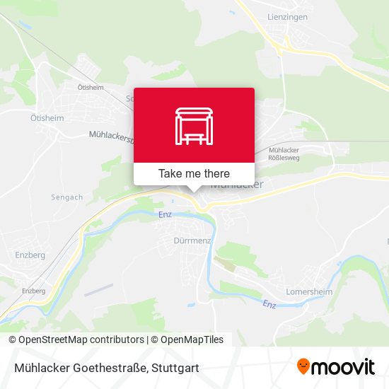 Mühlacker Goethestraße map