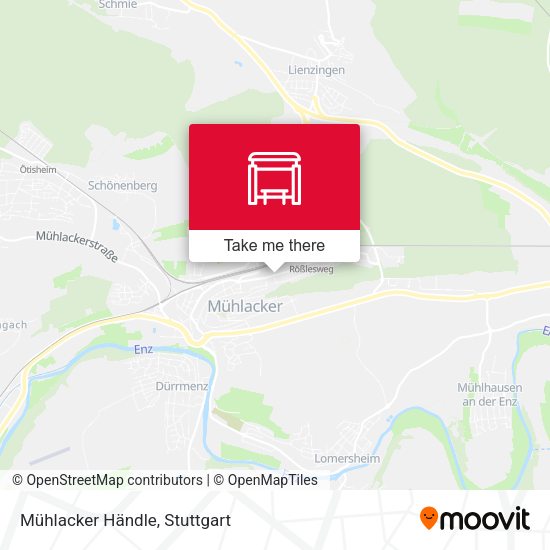 Mühlacker Händle map