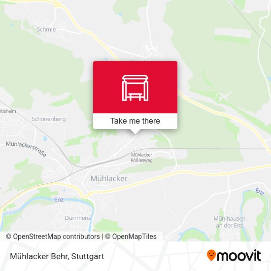Карта Mühlacker Behr