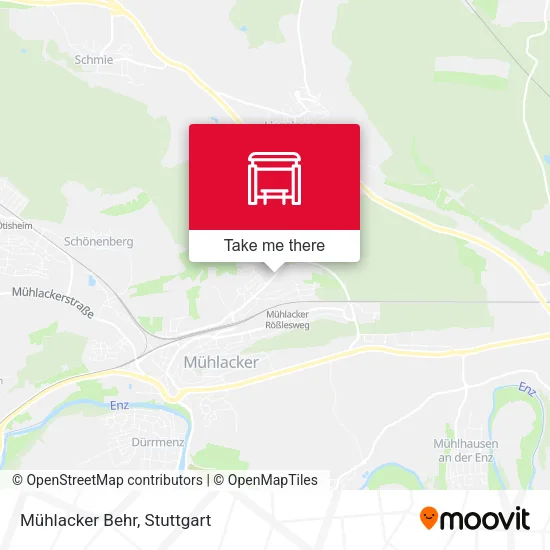 Карта Mühlacker Behr