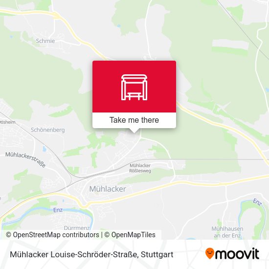 Карта Mühlacker Louise-Schröder-Straße