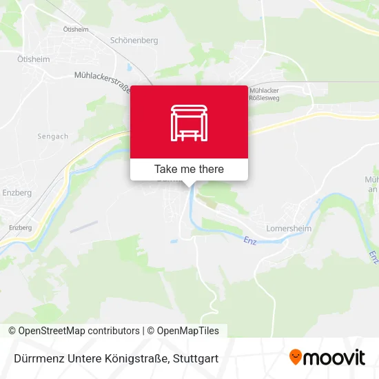 Карта Dürrmenz Untere Königstraße