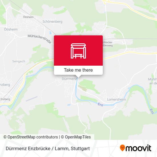 Dürrmenz Enzbrücke / Lamm map