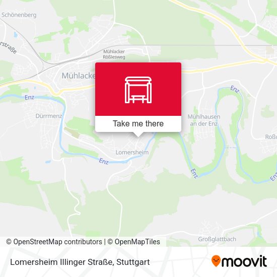 Карта Lomersheim Illinger Straße