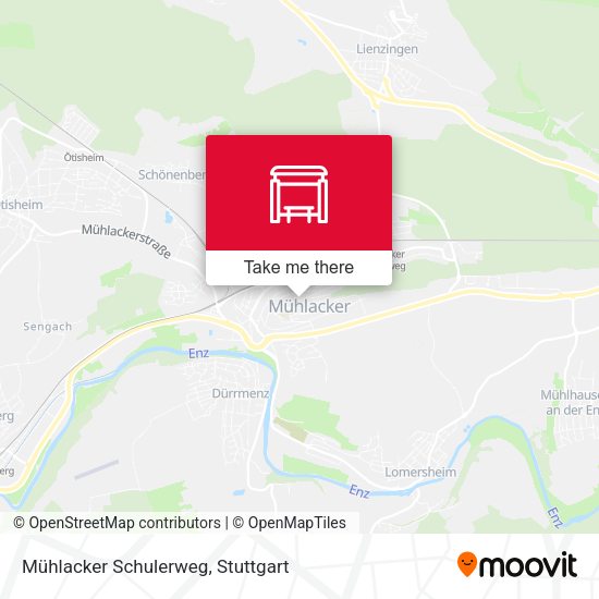 Mühlacker Schulerweg map