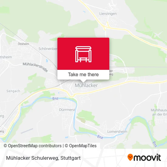 Карта Mühlacker Schulerweg