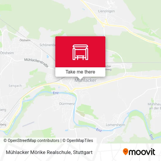 Карта Mühlacker Mörike Realschule