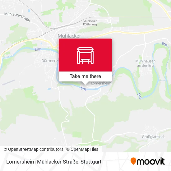 Lomersheim Mühlacker Straße map