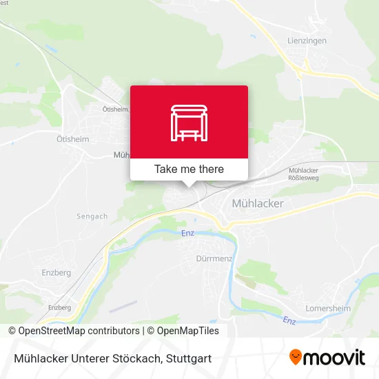 Mühlacker Unterer Stöckach map