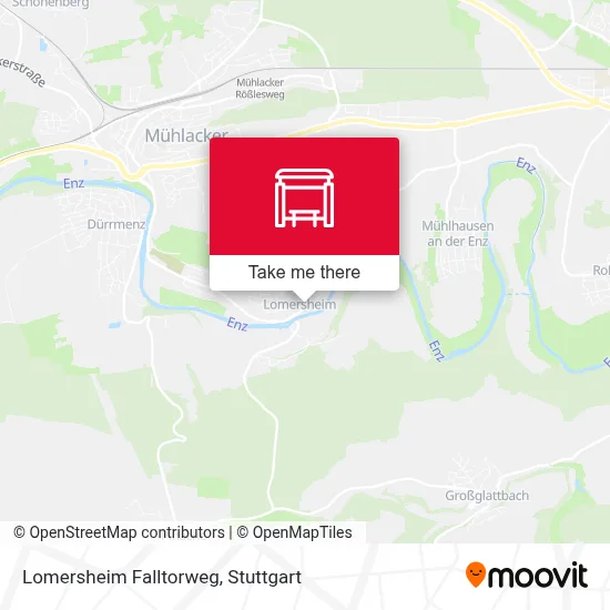 Lomersheim Falltorweg map