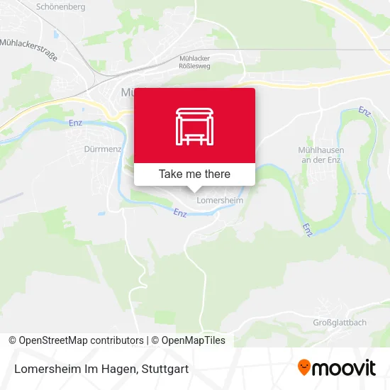 Карта Lomersheim Im Hagen
